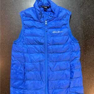 Eddie Bauer Down Blue Puffer Vest